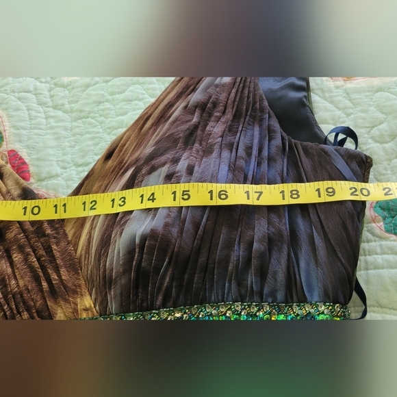 Fabulous Mac Dugal Animal Print Prom Dress! NWOT! - Picture 9 of 12